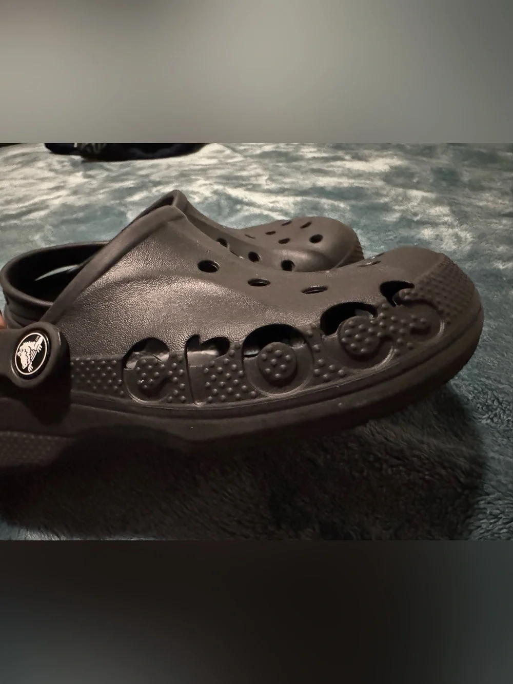 Crocs Classic Clog Black Kids Junior 2 Slip-On Shoes Y2K Streetwear Minimalist